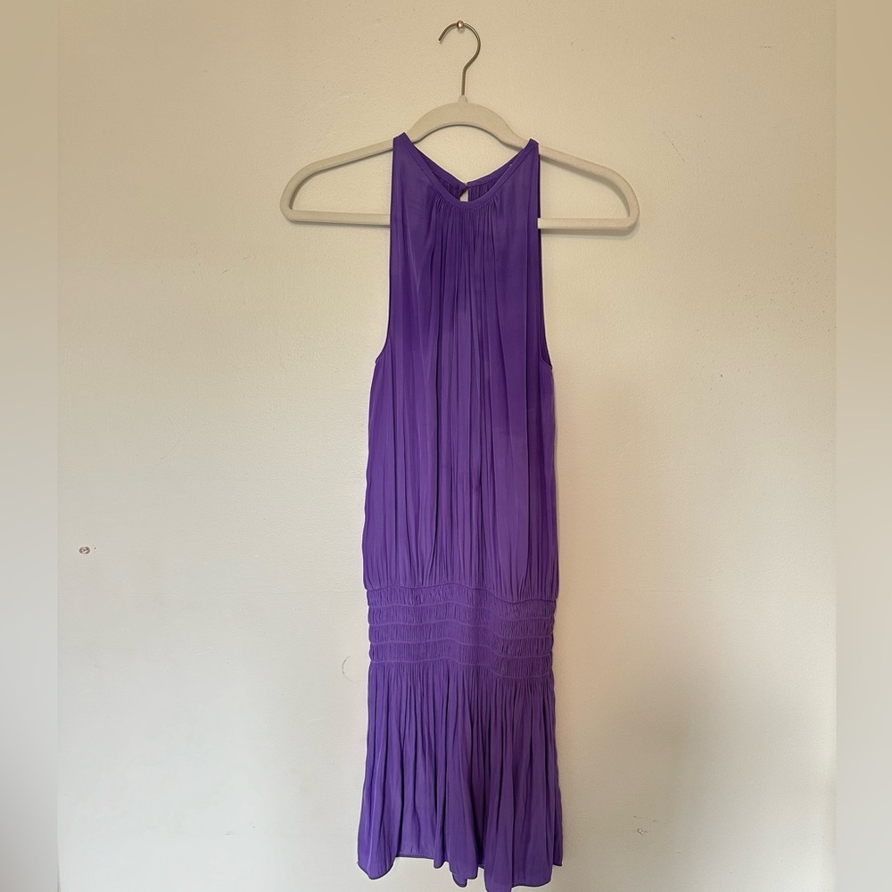 RAMY BROOK women’s purple mini cocktail dress